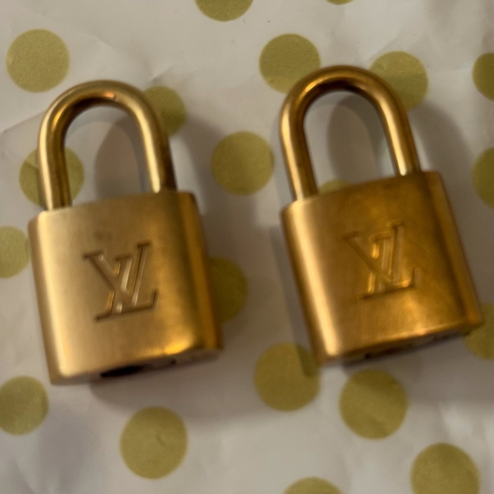 2 Louis Vuitton Locks - No Keys # 301 & 314